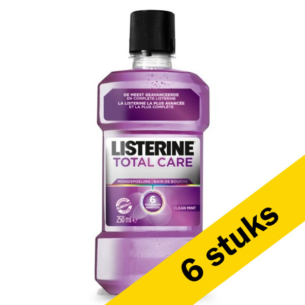 Listerine Aanbieding: 6x Listerine Total Care mondwater (250 ml)  SLI00039 - 1