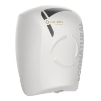 Lucart EcoNatural Flow Jumbo Toiletpapier L1-dispenser | Klein | Wit | 892523 SLU00062