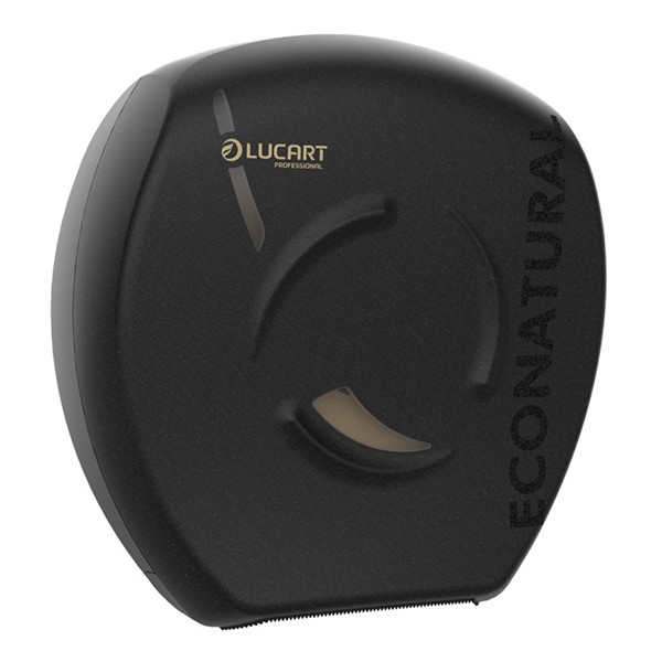 Lucart EcoNatural Flow Jumbo Toiletpapier dispenser | Groot | Zwart | 892513 SLU00068 - 1