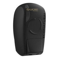 Lucart EcoNatural Flow Zeepdispenser | 400 ml | Zwart | 892511 SLU00072