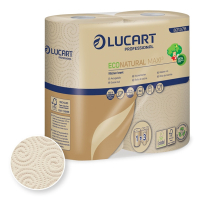 Lucart EcoNatural Maxi 3 Keukenrol | 2-laags | 24 rollen | 150 vel | Bruin | 821378 SLU00046