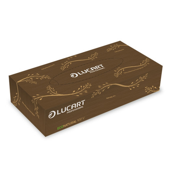 Lucart EcoNatural Tissues | 2-laags | 40 pakken | 100 vel | Bruin | 841073 SLU00048 - 1