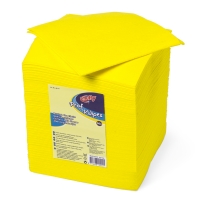 Multy Sopdoeken 38 x 40 cm geel - 50 stuks SDR00129