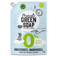 Marcel's Green Soap 0% Universeel Wasmiddel Navulling 1 liter (23 wasbeurten) SMA00339