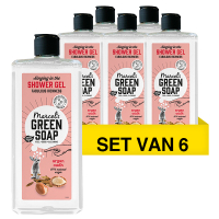 Marcel's Green Soap Aanbieding: 6x Marcel's Green Soap Shower gel Argan & Oudh (300 ml)  SMA00238