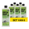 Aanbieding: 6x Marcel's Green Soap afwasmiddel basilicum en vertivert gras (500 ml)