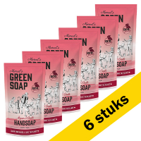 Marcel's Green Soap Aanbieding: 6x Marcel's Green Soap handzeep navulling argan en oudh (500 ml)  SMA00122