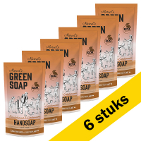 Marcel's Green Soap Aanbieding: 6x Marcel's Green Soap handzeep navulling sandelhout en kardemon (500 ml)  SMA00123