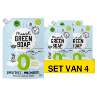 Aanbieding: Marcel's Green Soap 0% Universeel Wasmiddel Navulling 1 liter (4 stuks - 92 wasbeurten) SMA00340