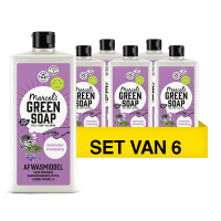 Marcel's Green Soap Aanbieding: Marcel's Green Soap Afwasmiddel Lavendel & Rozemarijn (6 flessen - 500 ml)  SMA00099