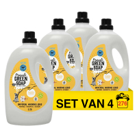 Marcel's Green Soap Aanbieding: Marcel's Green Soap Vloeibaar Wasmiddel Vanille & Katoen 3 Liter (4 flessen - 276 wasbeurten)  SMA00270