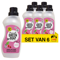 Marcel's Green Soap Aanbieding: Marcel's Green Soap Wasverzachter Patchouli & Cranberry 750 ml (6 flessen - 180 wasbeurten)  SMA00105