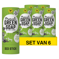 6 deodorant sticks van 40 gram