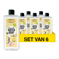 Marcel's Green Soap Aanbieding: Marcel's Green Soap douchegel Vanille en Kersenbloesem (6 flessen - 1800 ml)  SMA00127