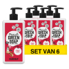 Aanbieding: Marcel's Green Soap handzeep Argan en Oudh (6 flessen - 3000 ml)