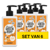 Aanbieding: Marcel's Green Soap handzeep Sinaasappel en Jasmijn (6 flessen - 3000 ml)