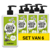 Aanbieding: Marcel's Green Soap handzeep Tonka en Muguet (6 flessen - 3000 ml)