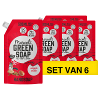 Marcel's Green Soap Aanbieding: Marcel's Green Soap handzeep navulling Argan en Oudh (6 pakken - 3000 ml)  SMA00122