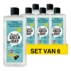 Aanbieding: Marcel's Green Soap shampoo en conditioner 2-in-1 Mimosa en Zwarte bes (6 flessen - 1800 ml)