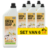 Marcel's Green Soap Aanbieding: Marcel's Green Soap wasmiddel vanille en katoen (6 x 1 liter)  SMA00102