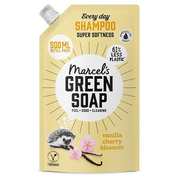 Marcel's Greensoap Vanille & Kersenbloesem Shampoo Navulling (500 ml) SMA00347 - 1