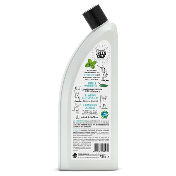 Marcel's Green Soap Munt & Eucalyptus Toiletreiniger (750 ml) SMA00333 - 2