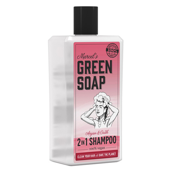 Marcel's Green Soap Shampoo Caring Argan & Oudh (300 ml)  SMA00011 - 1