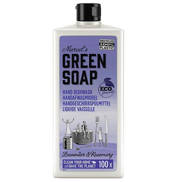 Marcel's Green Soap afwasmiddel lavendel en rozemarijn (500 ml)  SMA00010 - 1