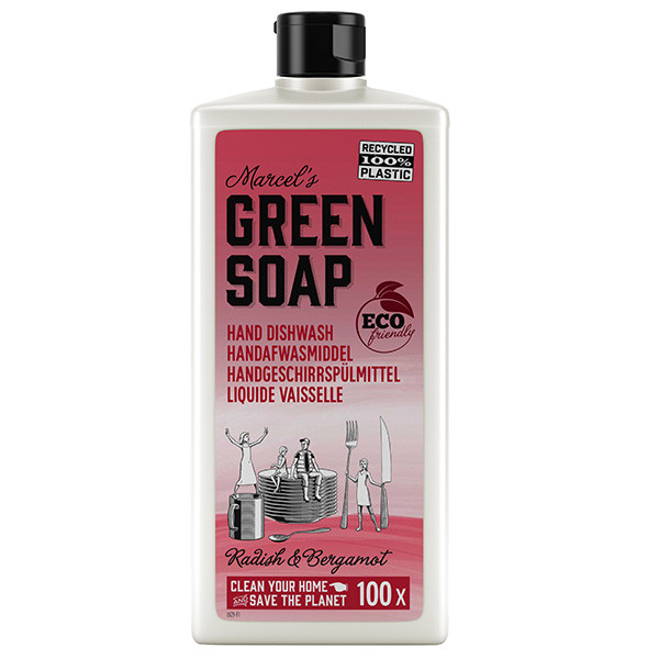 Marcel's Green Soap afwasmiddel radijs en bergamot (500 ml)  SMA00014 - 1