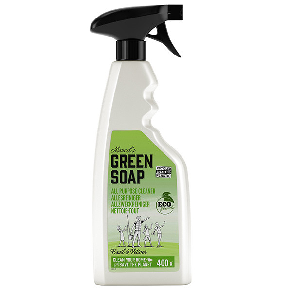 Marcel's Green Soap allesreiniger spray basilicum en vetiver gras (500 ml)  SMA00005 - 1