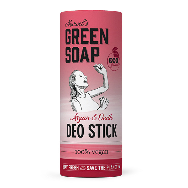 Marcel's Green Soap deodorant stick argan & oudh (40 gram)  SMA00071 - 1