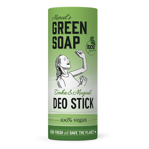 Marcel's Green Soap deodorant stick tonka & muguet (40 gram)  SMA00070 - 1