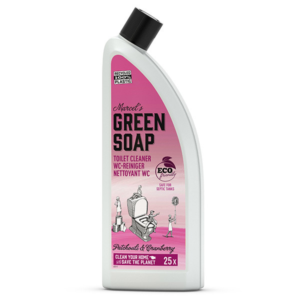Marcel's Green Soap ecologische toiletreiniger patchouli en cranberry (750 ml)  SMA00027 - 1
