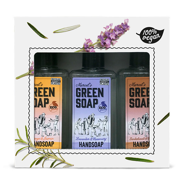 Marcel's Green Soap geschenkset handzeep (3x 250 ml)  SMA00075 - 1