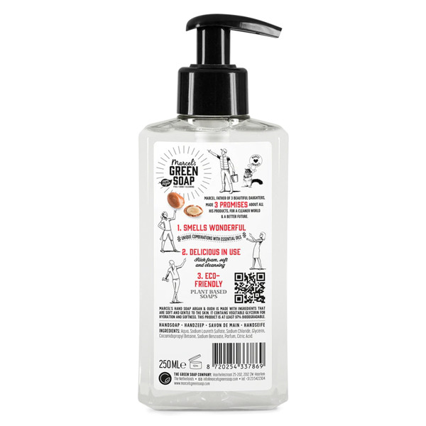 Marcel's Green Soap handzeep Argan en Oudh (250ml)  SMA00281 - 3