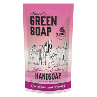 Marcel's Green Soap handzeep navulling patchouli en cranberry (500 ml)  SMA00041