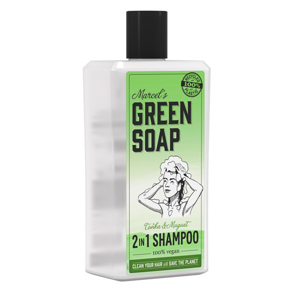 Marcel's Green Soap vegan shampoo tonka en muguet (500 ml)  SMA00013 - 1