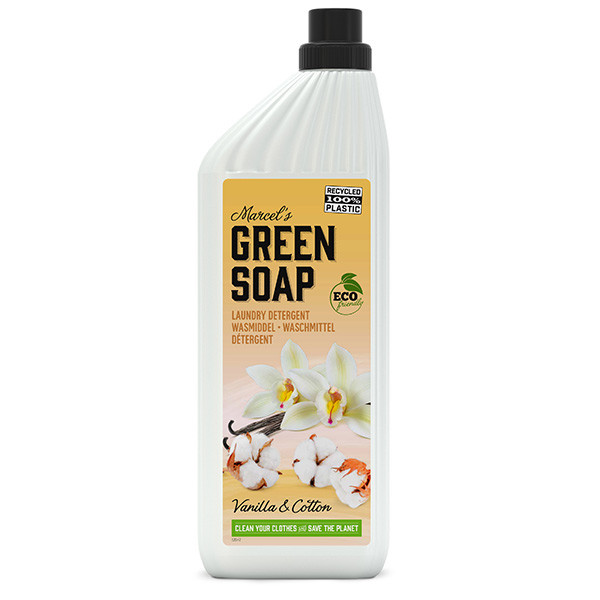 Marcel's Green Soap wasmiddel vanille en katoen (1000 ml)  SMA00024 - 1
