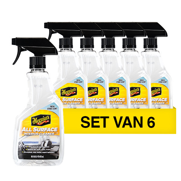 Aanbieding: Meguiar's All Surface Interior Cleaner (6 flessen - 473 ml) SME01010 - 1