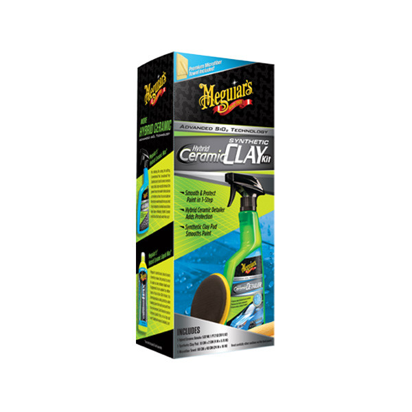 Meguiars Hybrid Ceramic Synthetic Clay Kit Meguiars 123schoon.nl
