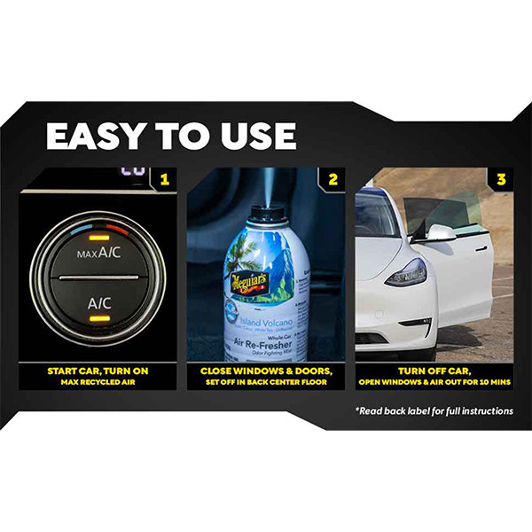 Meguiars Island Volcano Air-Refresher Aerosol (57 g) SME01047 - 8