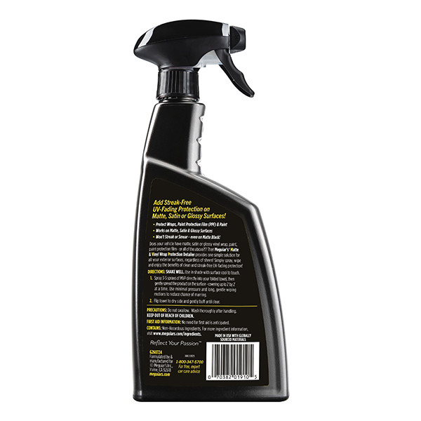 Meguiars Matte and Vinyl Wrap Protection Spray (710 ml) SME01044 - 10