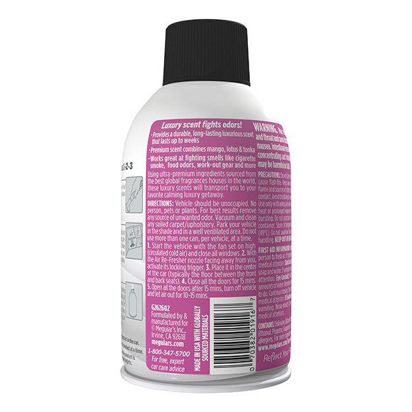 Meguiars Tropical Rainforest Air-Refresher Aerosol (57 g) SME01048 - 10