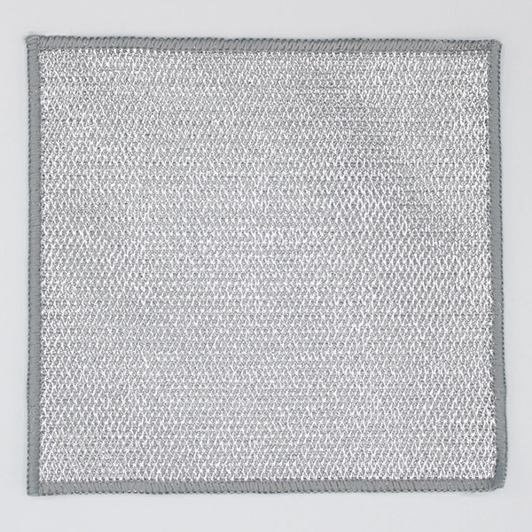 Metaaldraad Afwasdoekjes | 20 x 20 cm | 2-laags | 10 stuks (123schoon huismerk) SDR08647 - 2