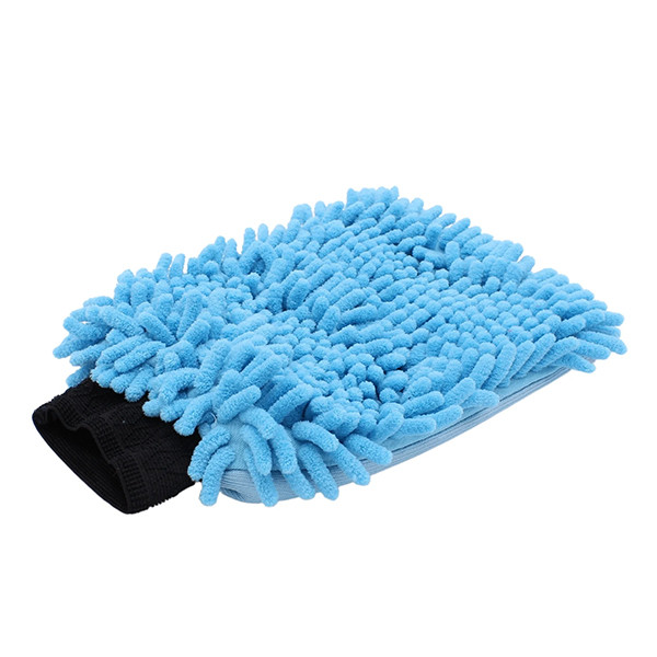 Microvezel Washandschoen Rasta Blauw (123schoon huismerk) SDR08639 - 1