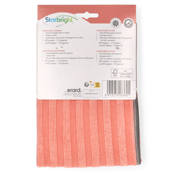 Microvezeldoek Keuken 35x35cm | 2 stuks (123schoon huismerk) SDR07317 - 2