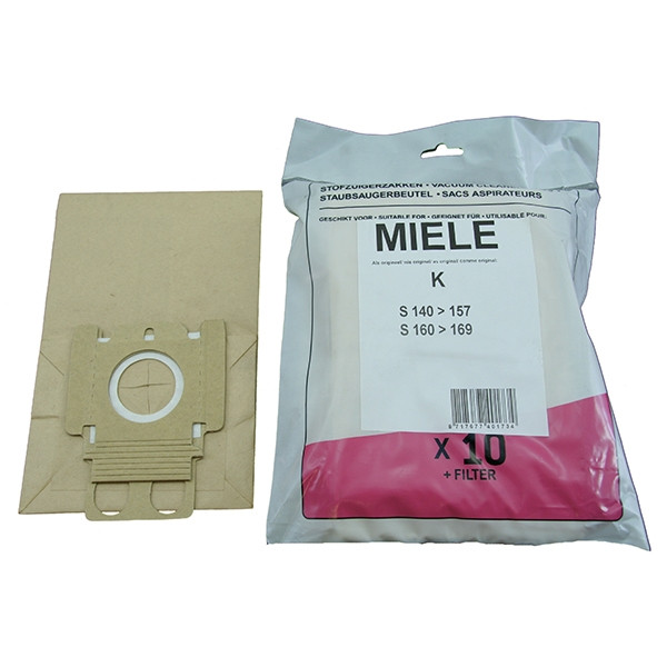 Miele papieren stofzuigerzakken 10 zakken + 1 filter (123schoon huismerk)  SMI00003 - 1