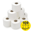 Mini-palletvoordeel: Toiletpapier 3-laags | 108 x 8 rollen | 123schoon huismerk | Geschikt voor Tork T4 dispenser SDR02099 - 1