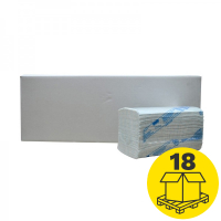 Mini-palletvoordeel: Z-vouw handdoeken 3-laags | 270 pakken | 123schoon huismerk | Geschikt voor Tork H3 dispenser SDR02090