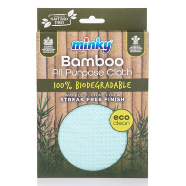 Minky Schoonmaakdoek Bamboe Multifunctioneel Bio Afbreekbaar  SMI00020 - 1
